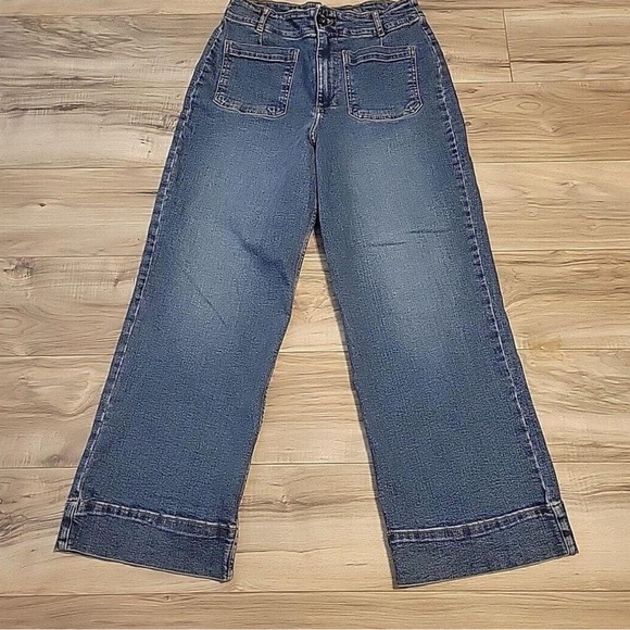 Bagatelle Collection NY High Waist Wide Leg cropped Jeans - Picture 7 of 7